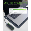 ICY BOX IB-1824ML-C31 Externes USB-C 3.2 Gehäuse für M.2 NVMe SSD mit LED-Beleuchtung