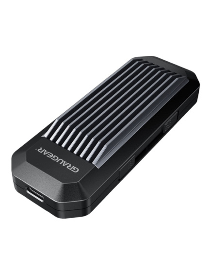 GRAUGEAR G-M202-AC-10G storage drive enclosure SSD enclosure Black M.2