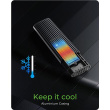 Raidsonic | M.2 NVMe and SATA SSD Enclosure via USB Type-C | IB-1808MCT-CU31 IB-1808MCT-CU31