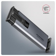 AXAGON External USB-C 10Gbps metal box with info display for M.2 NVMe and SATA SSD | EEM2-SD2 EEM2-SD2