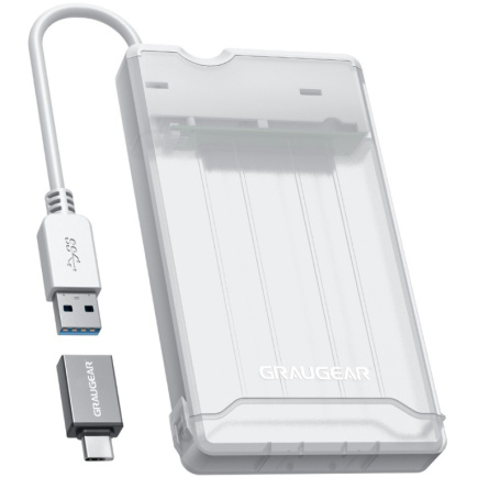 GRAUGEAR externes Festplatten Gehäuse 2.5
