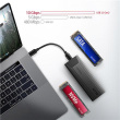 AXAGON USB-C 10Gbps - M.2 NVMe and SATA SSD THIN SCREWLESS box | EEM2-GTS2 EEM2-GTS2