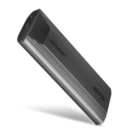 AXAGON USB-C 10Gbps - M.2 NVMe and SATA SSD THIN SCREWLESS box | EEM2-GTS2 EEM2-GTS2
