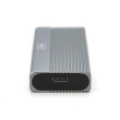 Digitus USB M.2 hard disk enclosure, SSD, external, NVMe + SATA, 10Gbps (NVMe) 6 Gbps (SATA), USB3.1 Gen2 | DA-71156 DA-71156