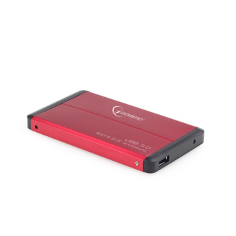 Gembird EE2-U3S-2-R storage drive enclosure 2.5'' HDD enclosure Red