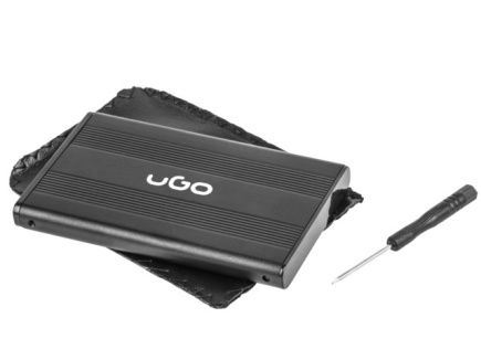 UGo External HDD Enclosure 2,5'' USB 2.0 Aluminium
