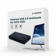 Gembird External housing 3.5 USB 3.0 Must