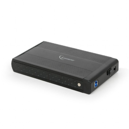 Gembird External housing 3.5 USB 3.0 Must