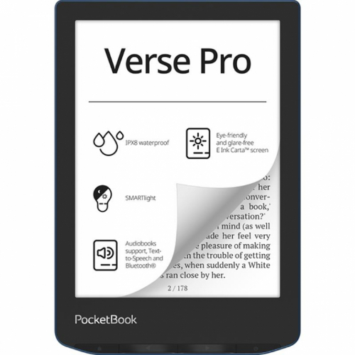PocketBook Verse Pro, sinine - E-luger / PB634-A-WW