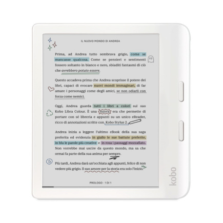 Rakuten Kobo Libra Colour e-book reader Touchscreen 32 GB Wi-Fi Valge