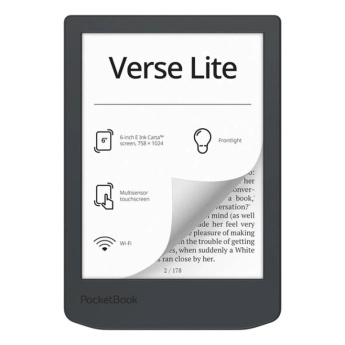 PocketBook 619 Verse Lite, 6'', tumehall - E-luger / PB619-T-WW
