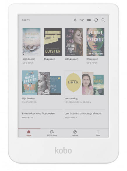 Kobo Clara Colour e-book reader Touchscreen 16 GB Wi-Fi Valge