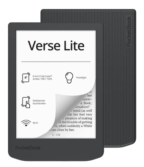 Ebook PocketBook Verse Lite 619 6’ E-Ink Carta 8GB Wi-Fi Gray