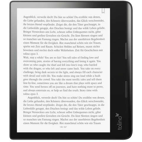 TOLINO EPOS 3 EREADER
