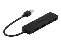 I-TEC USB 3.0 Slim Passive HUB 4 Port without power adapter, ideal for Notebook Ultrabook Tablet PC