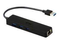 I-TEC USB 3.0 Slim HUB 3 Port with Gigabit Ethernet Adapter ideal for Notebook Ultrabook Tablet PC support Win und Mac OS