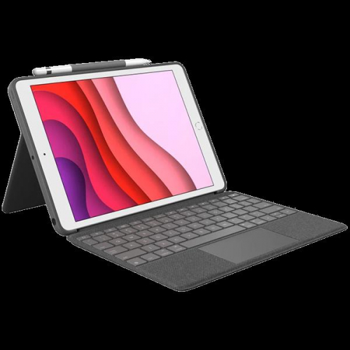 LOGITECH Combo Touch for iPad (7th, 8th, and 9th gen) - GRAPHITE - UK