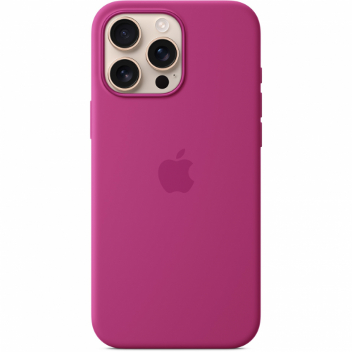 Apple iPhone16 Pro Max Silicone Case with MagSafe - Fuchsia