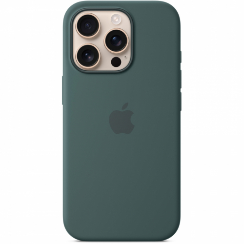 Apple iPhone16 Pro Silicone Case with MagSafe - Lake Green