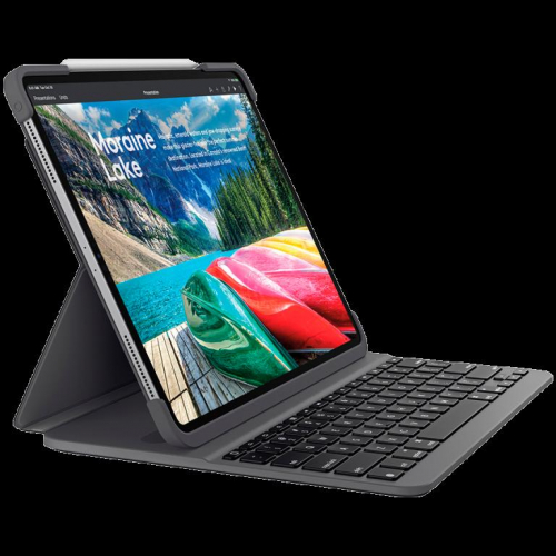 LOGITECH Slim Folio Pro for iPad Pro 12.9-inch (3rd and 4th gen) - GRAPHITE - NORDIC