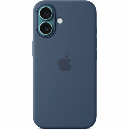 APPLE iPhone16 Silicone Case with MagSafe - Denim