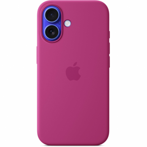 APPLE iPhone16 Silicone Case with MagSafe - Fuchsia