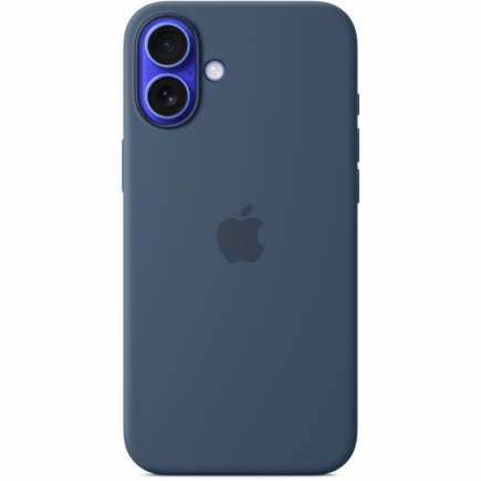 APPLE iPhone 16 Plus Silicone Case with MagSafe - Denim 289648