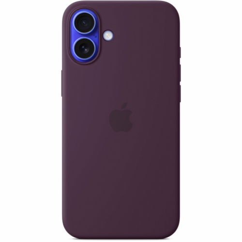 APPLE iPhone 16 Plus Silicone Case with MagSafe - Plum