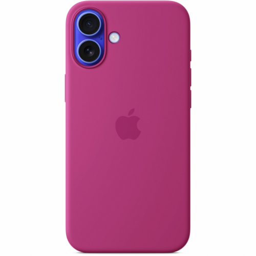 APPLE iPhone 16 Plus Silicone Case with MagSafe - Fuchsia