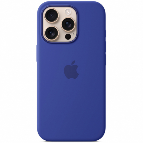 APPLE iPhone16 Pro Silicone Case with MagSafe - Ultramarine