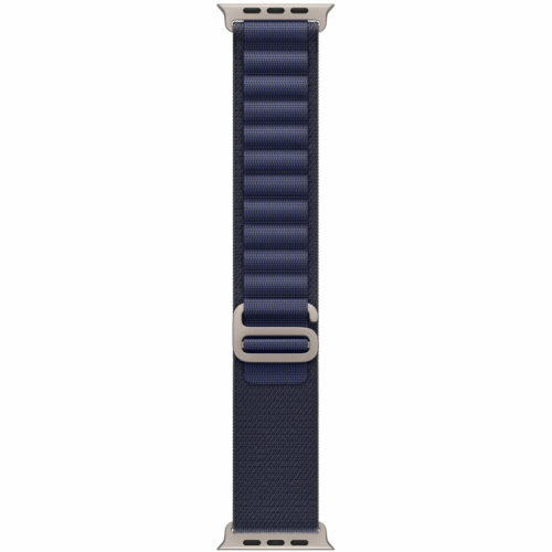 APPLE 49mm Navy AlpineLoop -Small - Natural Titanium Finish