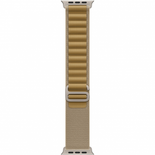 APPLE 49mm Tan AlpineLoop -Small - Natural Titanium Finish