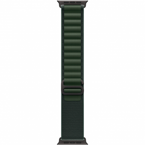 APPLE 49mm Dark Green AlpineLoop -Medium - Black Titanium Finish