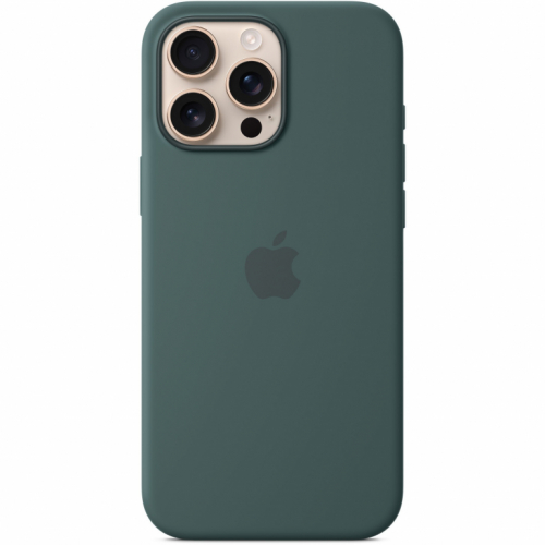 APPLE iPhone16 Pro Max Silicone Case with MagSafe - Lake Green