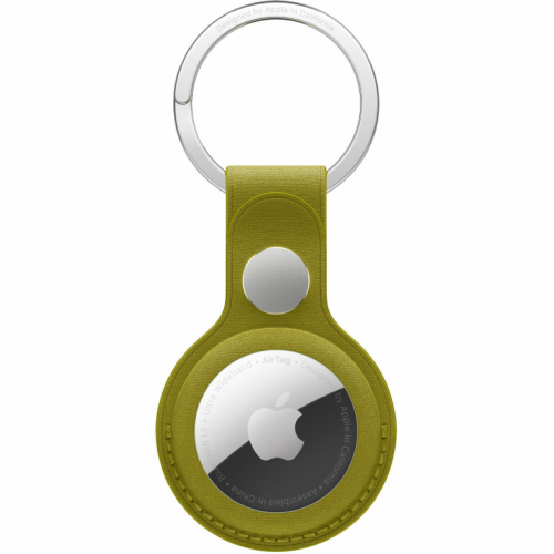 APPLE AirTag FineWoven Key Ring - Chartreuse