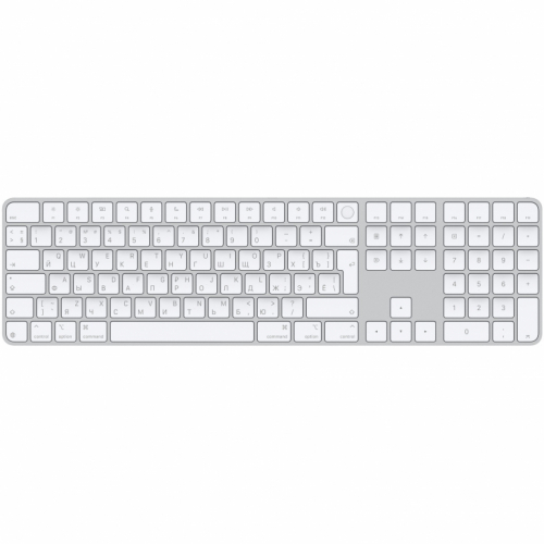 APPLE Magic Keyboard with Touch ID and Numeric Keypad for Mac models with Apple silicon - Russian - White Keys