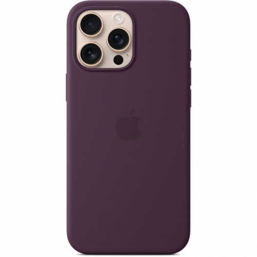 APPLE iPhone16 Pro Max Silicone Case with MagSafe - Plum