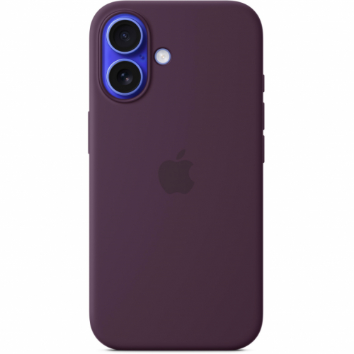 APPLE iPhone16 Silicone Case with MagSafe - Plum