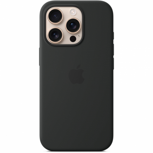 APPLE iPhone16 Pro Silicone Case with MagSafe - Black