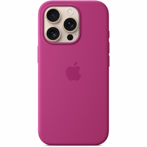 APPLE iPhone16 Pro Silicone Case with MagSafe - Fuchsia