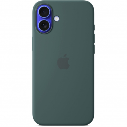 APPLE iPhone 16 Plus Silicone Case with MagSafe - Lake Green 289654
