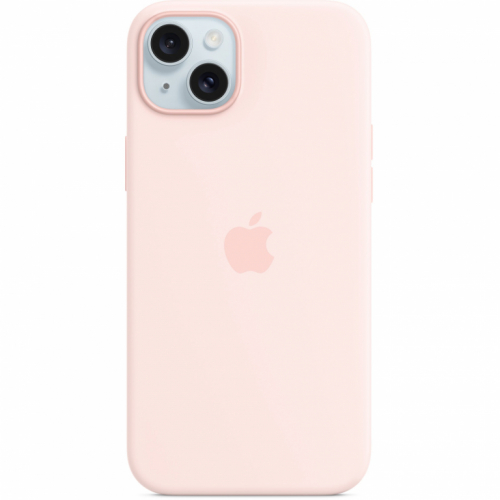 APPLE iPhone 15 Plus Silicone Case with MagSafe - Light Pink 871645