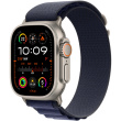 APPLE 49mm Navy AlpineLoop -Small - Natural Titanium Finish
