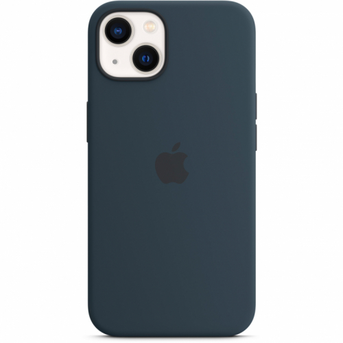 APPLE iPhone 13 Silicone Case with MagSafe - Abyss Blue