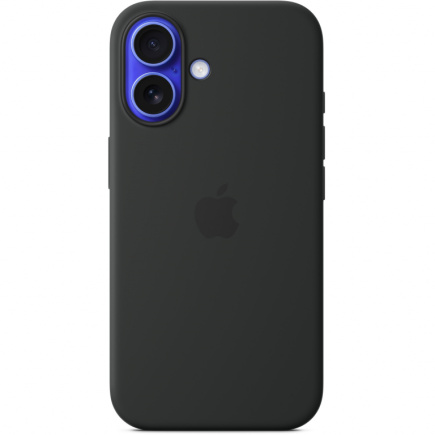 APPLE iPhone 16 Silicone Case with MagSafe - Black 289639