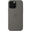 APPLE iPhone 16 Pro Max Silicone Case with MagSafe - Stone Gray