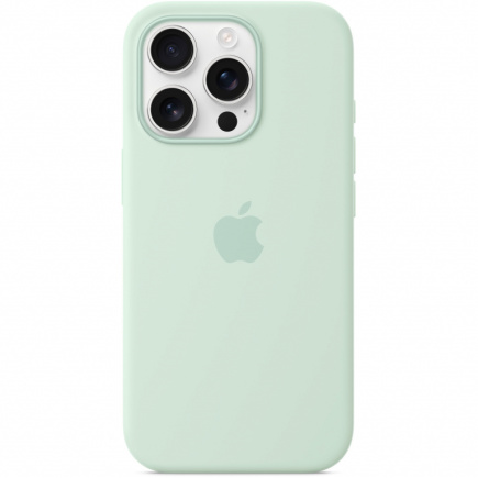 APPLE iPhone 16 Pro Silicone Case with MagSafe - Aquamarine