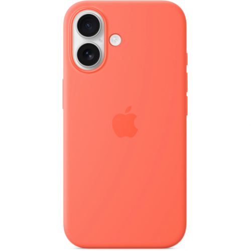 APPLE iPhone 16 Silicone Case with MagSafe - Tangerine
