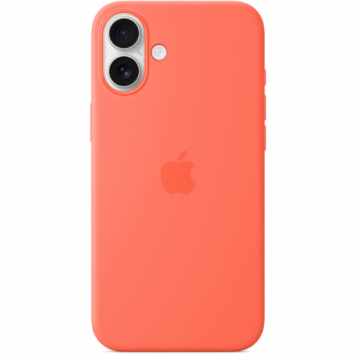 APPLE iPhone 16 Plus Silicone Case with MagSafe - Tangerine