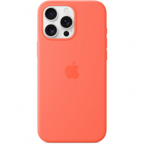 APPLE iPhone 16 Pro Max Silicone Case with MagSafe - Tangerine